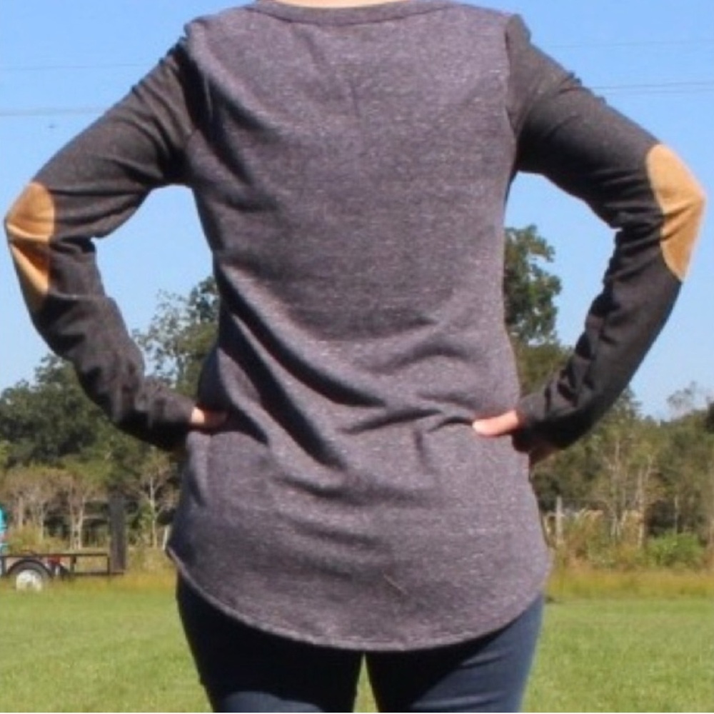 Elbow Patch Top - Picture 3 of 3